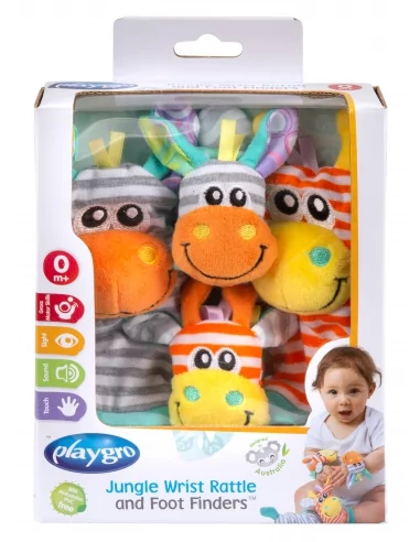 Playgro - Chrastící ponožky a náramky pastelové | www.prvnihracky.cz