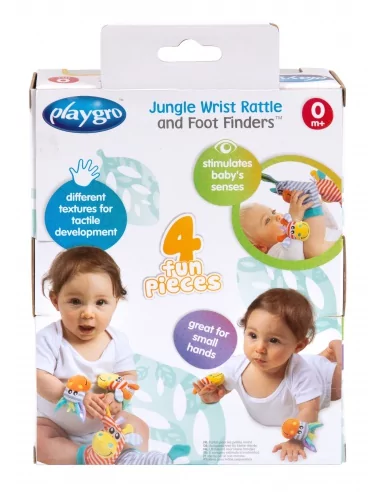 Playgro - Chrastící ponožky a náramky pastelové | www.prvnihracky.cz