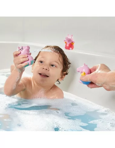 TOOMIES - Prasátko Peppa Pig, tatínek a Tom - stříkající hračky do vody | www.prvnihracky.cz
