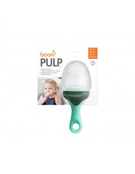 Boon - PULP - Silikonové krmítko mintové Boon - PULP - Silikonové krmítko mintové