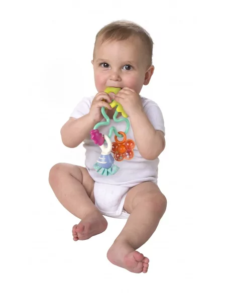 Playgro - Chrastítko s kousátky pastelové | www.prvnihracky.cz Playgro - Chrastítko s kousátky pastelové | www.prvnihracky.cz