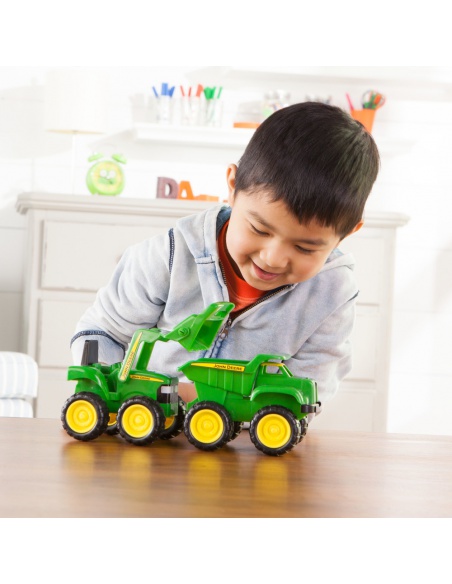 John Deere Kids - Traktor a sklápěč - set
