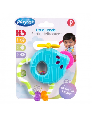 Playgro - Moje první chrastítko helikoptéra