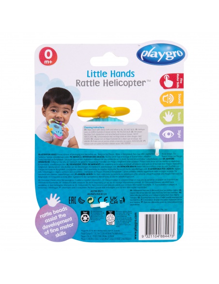 Playgro - Moje první chrastítko helikoptéra