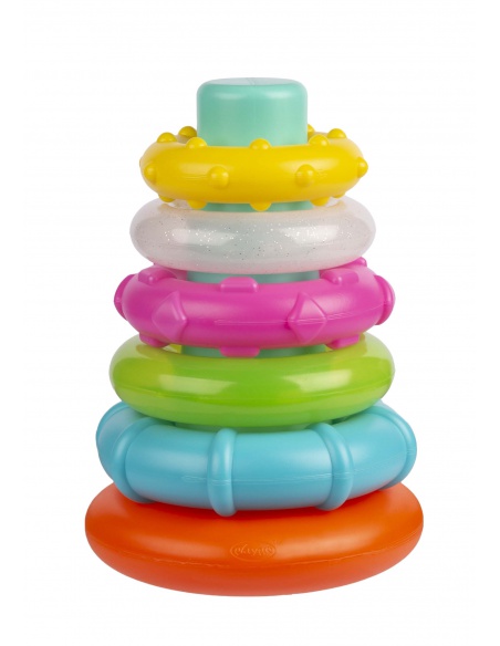 Playgro - Plastové navlékací kroužky pastelové | www.prvnihracky.cz