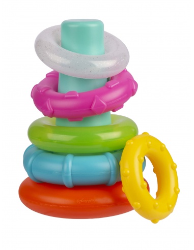 Playgro - Plastové navlékací kroužky pastelové | www.prvnihracky.cz