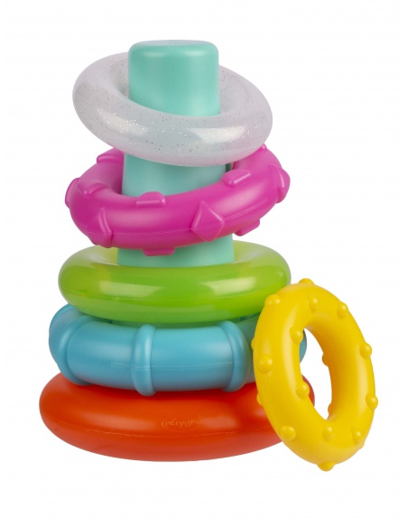 Playgro - Plastové navlékací kroužky pastelové | www.prvnihracky.cz Playgro - Plastové navlékací kroužky pastelové | www.prvnihracky.cz