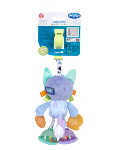 Playgro - Závěsná polární liška s klipem | www.prvnihracky.cz