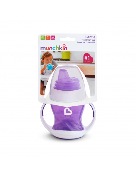 Munchkin - Hrneček pro první doušky 118 ml - fialový