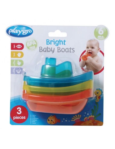 Playgro - Zábavné lodičky do koupele | www.prvnihracky.cz