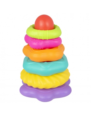 Playgro - Strukturované navlékací kroužky