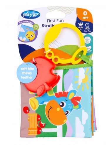 Playgro - Závěsná knížka na kočárek | www.prvnihracky.cz