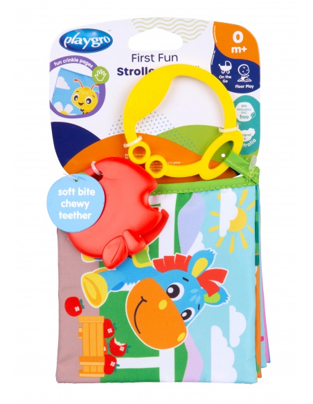 Playgro - Závěsná knížka na kočárek | www.prvnihracky.cz