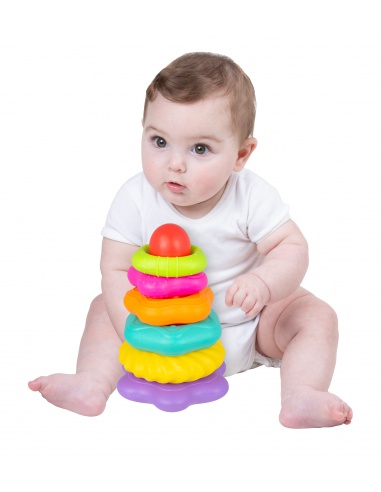 Playgro - Strukturované navlékací kroužky