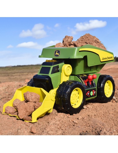 John Deere Kids - Sklápěč a nakladač 2v1 se světly a zvuky