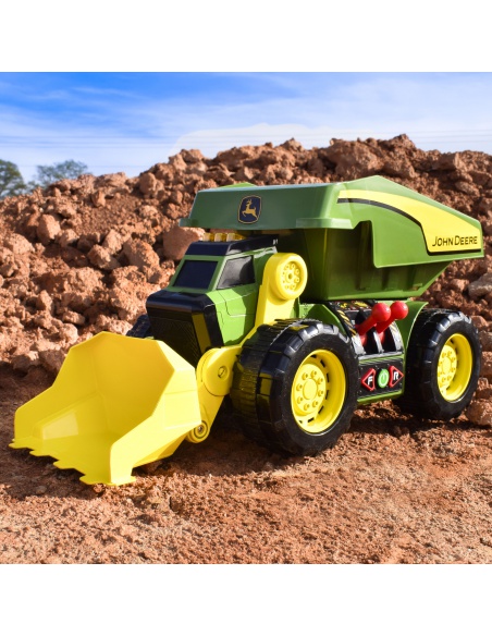 John Deere Kids - Sklápěč a nakladač 2v1 se světly a zvuky