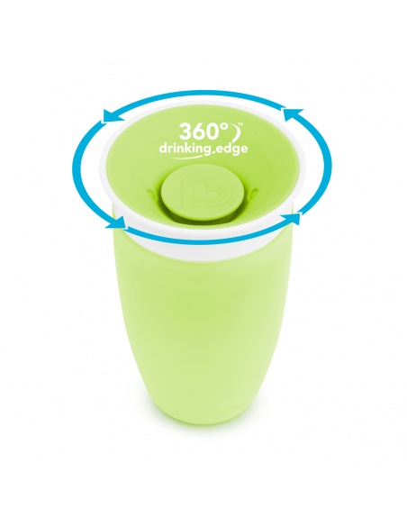 Munchkin - Juniorský netekoucí hrneček 360° 296 ml-zelený | www.prvnihracky.cz Munchkin - Juniorský netekoucí hrneček 360° 296 ml-zelený | www.prvnihracky.cz