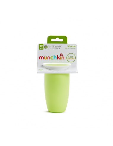 Munchkin - Juniorský netekoucí hrneček 360° 296 ml-zelený | www.prvnihracky.cz
