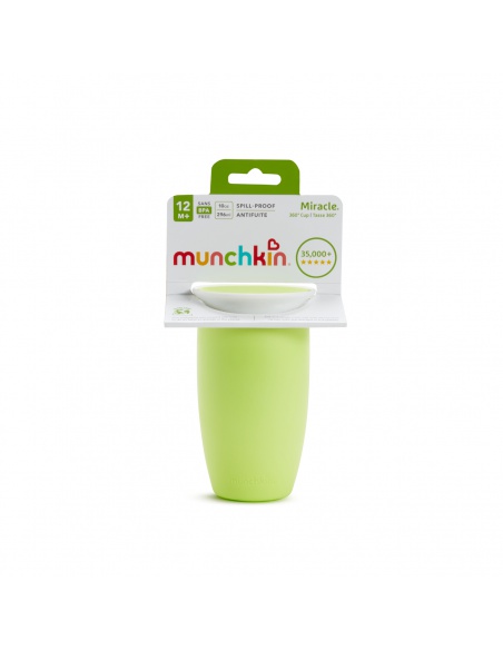 Munchkin - Juniorský netekoucí hrneček 360° 296 ml-zelený | www.prvnihracky.cz Munchkin - Juniorský netekoucí hrneček 360° 296 ml-zelený | www.prvnihracky.cz