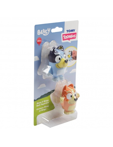 TOOMIES - Bluey a Bingo - stříkající hračky do vody 2ks