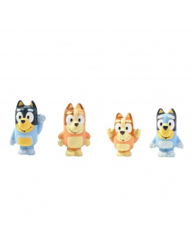 TOOMIES - Bluey rodina - stříkající hračky do vody 4ks