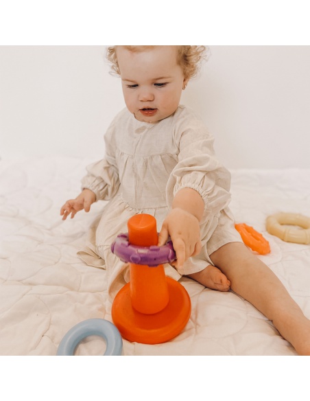 Playgro - Plastové navlékací kroužky pastelové | www.prvnihracky.cz Playgro - Plastové navlékací kroužky pastelové | www.prvnihracky.cz