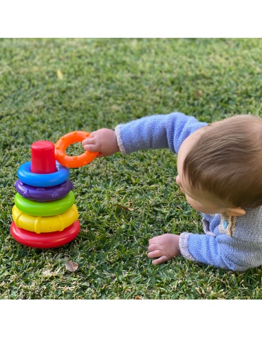 Playgro - Plastové navlékací kroužky pastelové | www.prvnihracky.cz