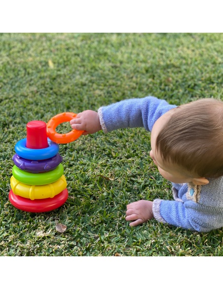 Playgro - Plastové navlékací kroužky pastelové | www.prvnihracky.cz Playgro - Plastové navlékací kroužky pastelové | www.prvnihracky.cz