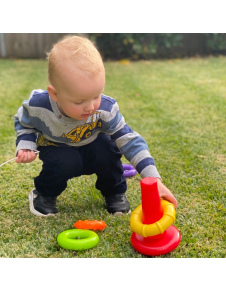 Playgro - Plastové navlékací kroužky pastelové | www.prvnihracky.cz Playgro - Plastové navlékací kroužky pastelové | www.prvnihracky.cz