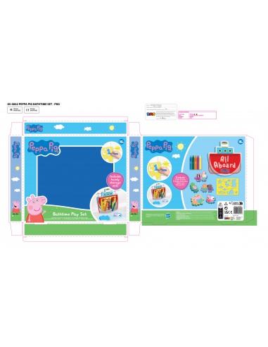 PEPPA PIG - Zábavný set na hraní do vany