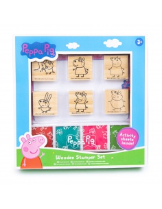 PEPPA PIG - Sada dřevěných razítek 2