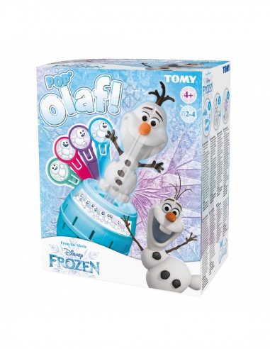 TOMY - Disney Frozen společenská hra Vyskakovací Olaf - poškozený obal