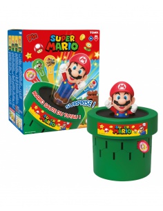 TOMY - Super Mario - Hra Vyskakovací Mario - poškozený obal