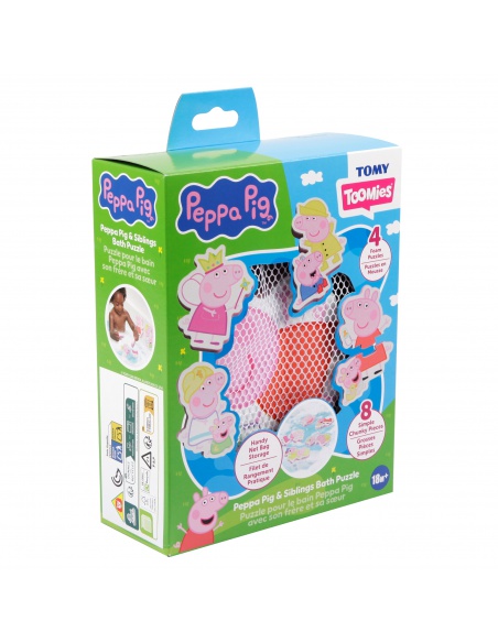 TOOMIES - Peppa Pig puzzle vodolepky do vany | www.prvnihracky.cz