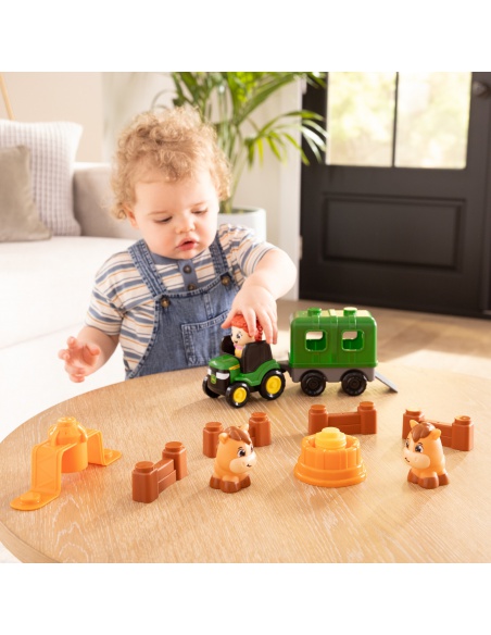 John Deere Kids - Postav si kamaráda - set s koníky