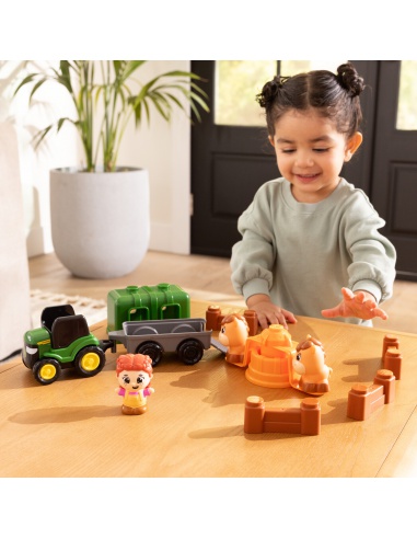 John Deere Kids - Postav si kamaráda - set s koníky