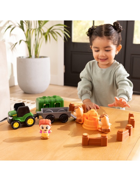 John Deere Kids - Postav si kamaráda - set s koníky