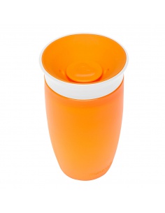 Munchkin - Juniorský netekoucí hrneček 360° 296 ml-oranžový