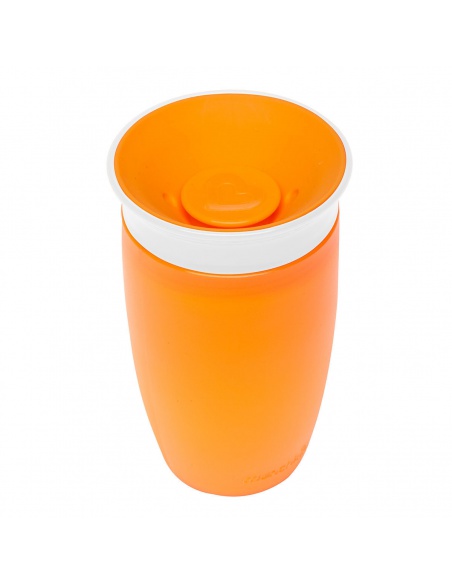 Munchkin - Juniorský netekoucí hrneček 360° 296 ml-oranžový