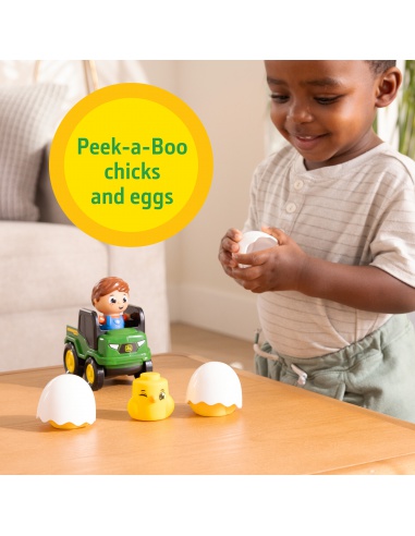 John Deere Kids - Postav si kamaráda - set s kuřátky