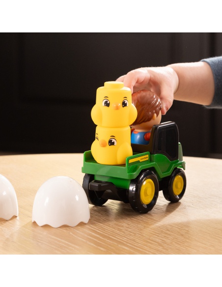 John Deere Kids - Postav si kamaráda - set s kuřátky
