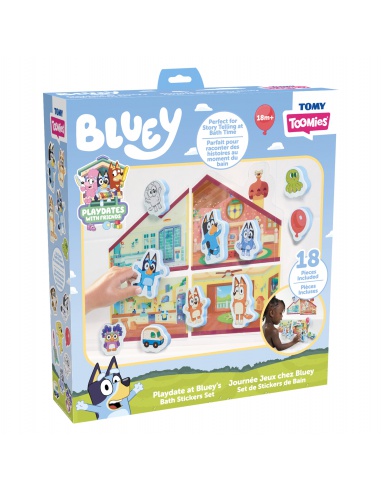 TOOMIES - Bluey - Domeček s vodolepkami