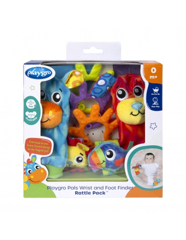 Playgro - Dárkový set chrastící ponožky a náramky | www.prvnihracky.cz