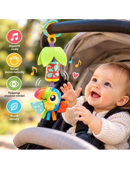Playgro - Závěsná zvonkohra Tukan | www.prvnihracky.cz Playgro - Závěsná zvonkohra Tukan | www.prvnihracky.cz