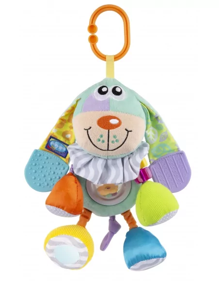 Playgro - Závěsný pejsek s kousátky pastelový | www.prvnihracky.cz